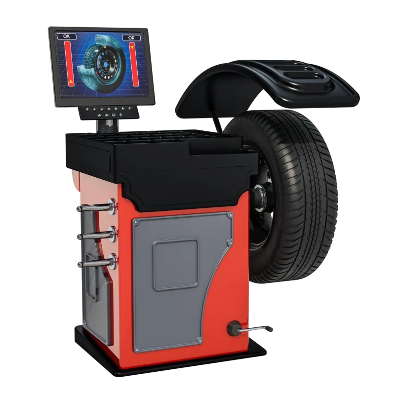 Wheel balancing equipment